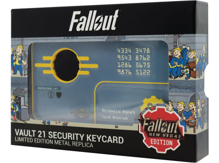 [REPLIQUE] Fallout : New Vegas – Fanattik - Réplique édition limitée Carte de sécurité Vault 21