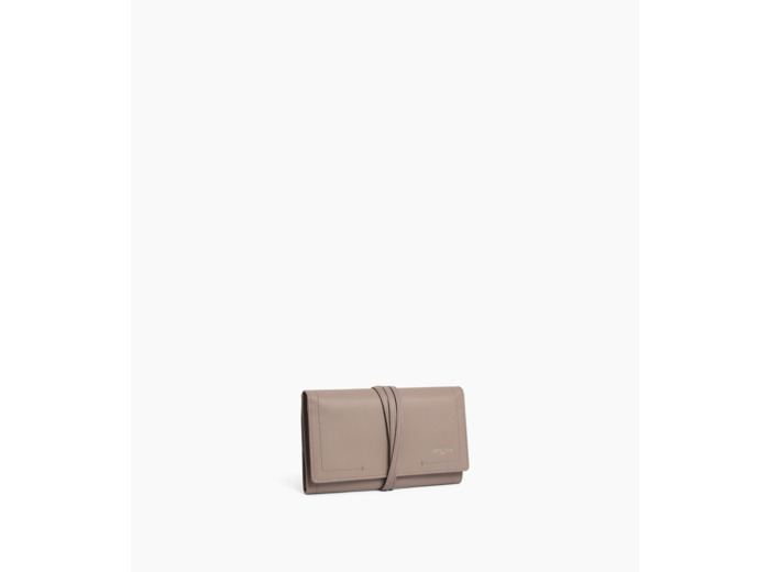 Coffret bijoux de voyage en cuir grainé