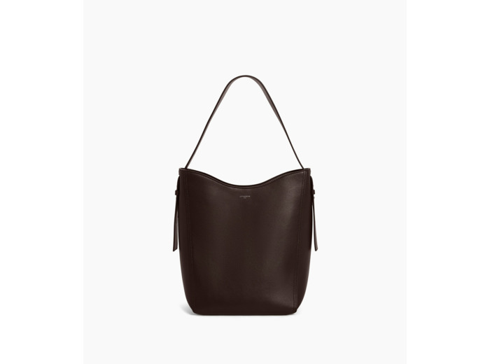 Sac hobo moyen modèle Céleste en cuir lisse