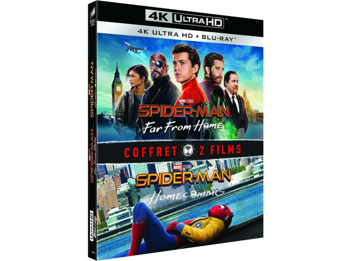 Blu-Ray Spider - Man Homecoming + Far From Home - Diptyque 2 Films