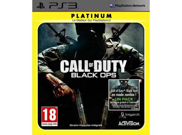 Jeu PS3 Call of Duty Black Ops Platinum