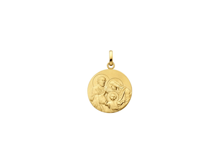 Médaille Arthus Bertrand Sainte Famille à l'Auréole en or jaune