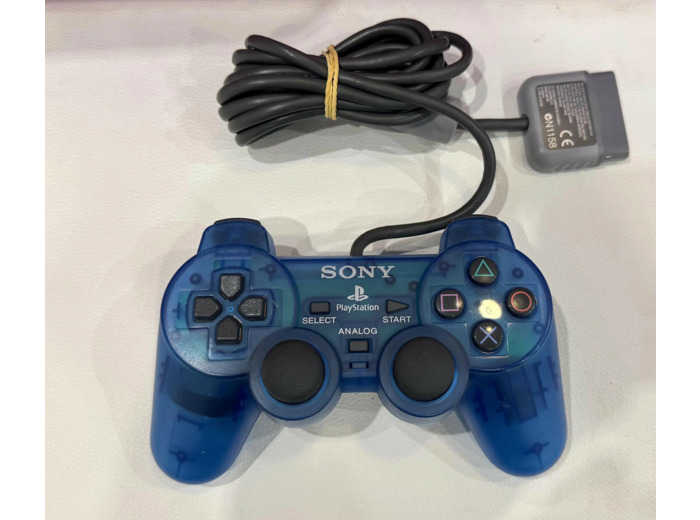 Manette Filaire Sony Playstation 2 (PS2) Dualshock 2 Rouge Transparente