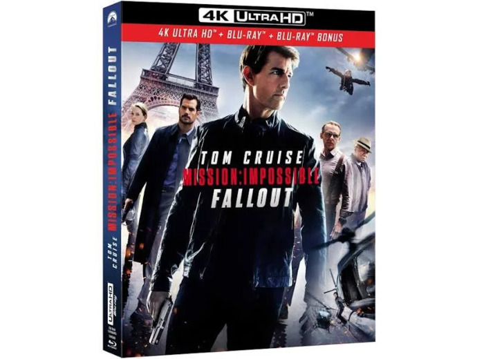 Blu-ray Mission Impossible Fallout 4k Ultra Hd