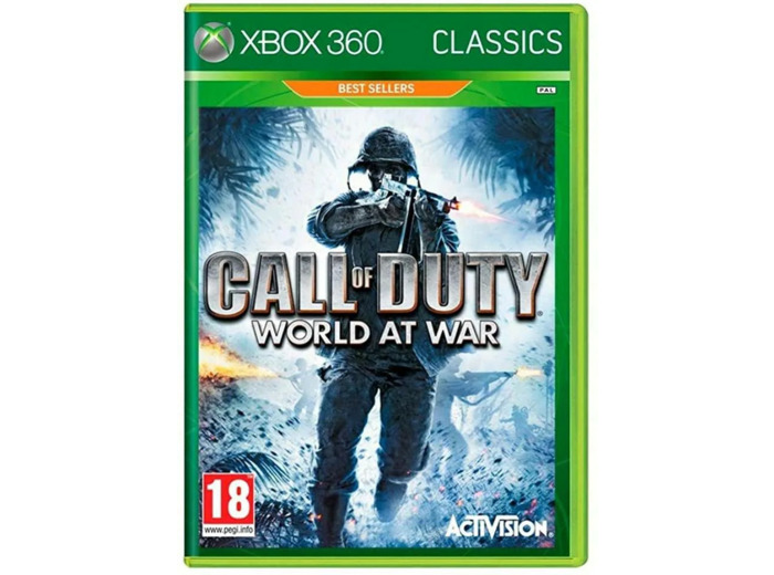 Jeu Xbox 360 Call Of Duty  World At War (Xbox Classics & Xbox360