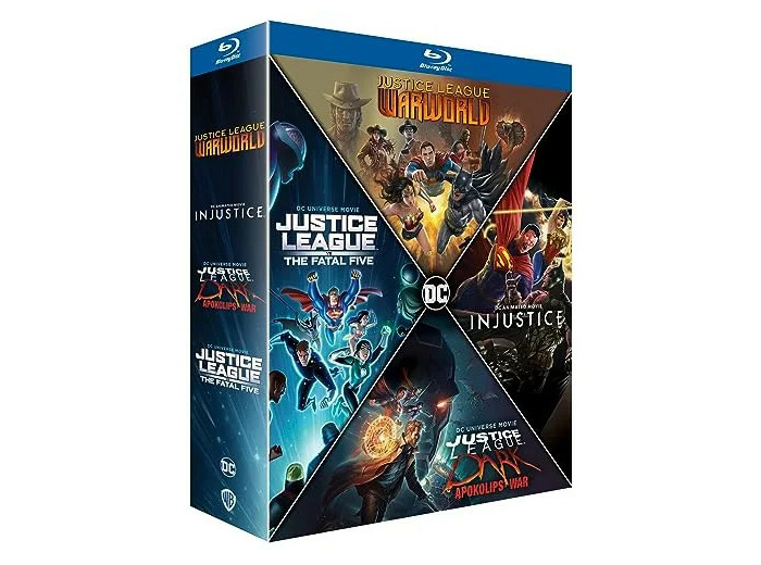 Blu-Ray Justice League - 4 Films animés