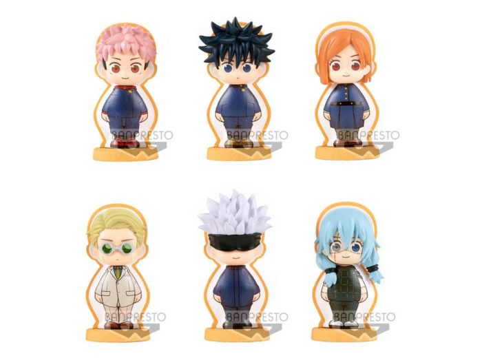 JUJUTSU KAISEN COOKIE DECOLLE PVC PACK 6 STATUES 6 CM ASSORTMENT VOL. 1