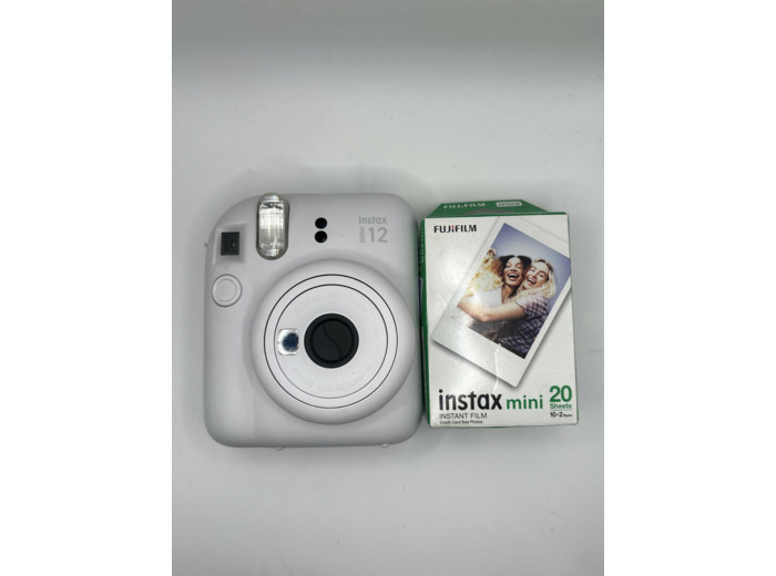 Appareil Photo Instantané Fujifilm Instax Mini 12 Blanc Argile