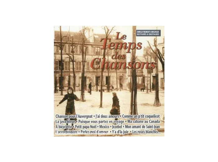 Cd Le Temps des Chansons