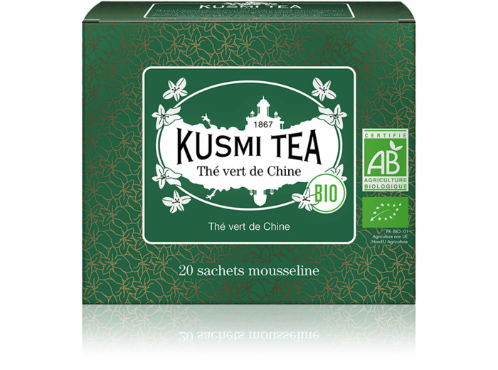 Thés Natures Verts Thé vert de Chine Bio - Etui 20 sachets mousseline - 40gr