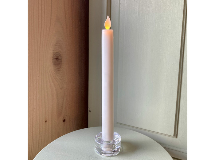 Bougie Chandelle Led Contemporaine en cire à flamme oscillante