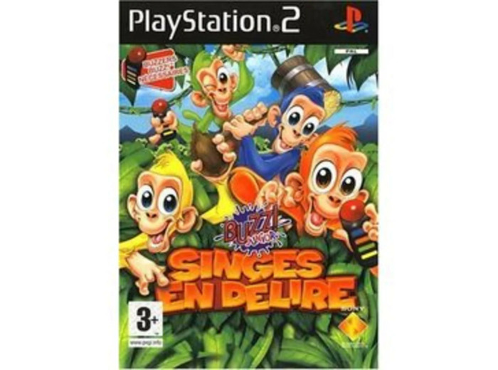 Jeu PS2 Buzz ! Junior : Singes En Delire
