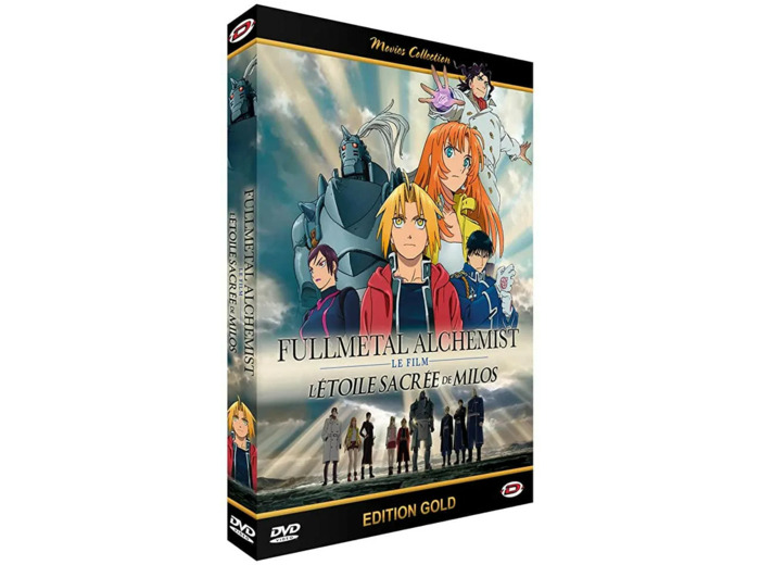 Dvd Fullmetal Alchemist L?Étoile Sacrée de Milos le Film Edition Gold