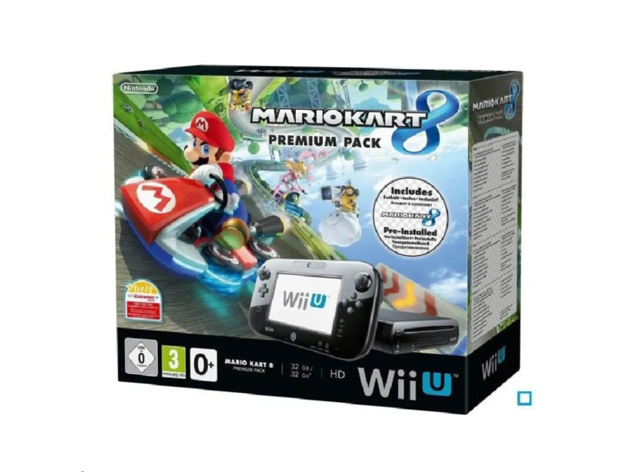 Console Nintendo Wii U 32go Pack Mario Kart 8 préinstallé