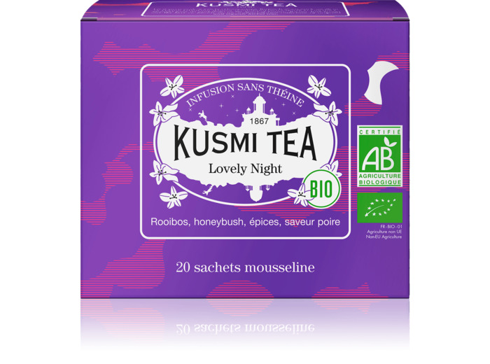 Infusions & Déthéinés Lovely Night Bio - Etui 20 sachets mousseline - 40gr