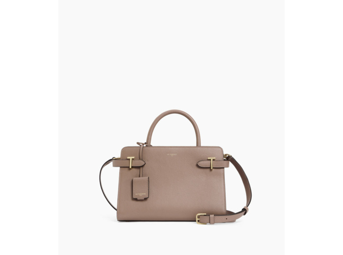 Sac à main moyen modèle Emilie en cuir grainé