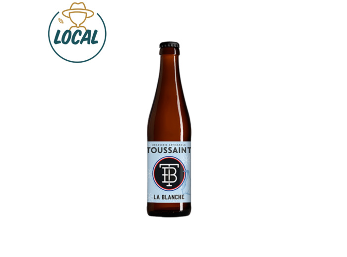 Bière artisanale locale Blanche - TOUSSAINT