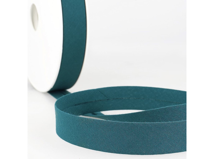 Sélection Coup de coudre - Biais Tous Textiles Coloris Bleu Canard (20 mm)