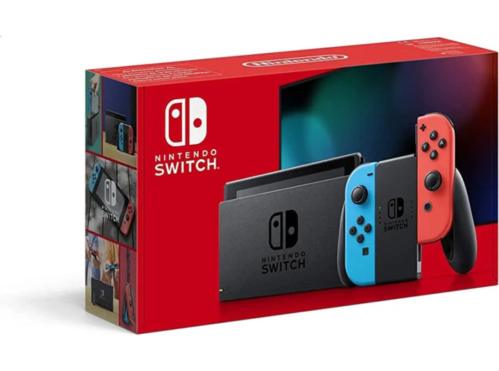 Console Nintendo Switch avec Joy Con Bleu et Rouge