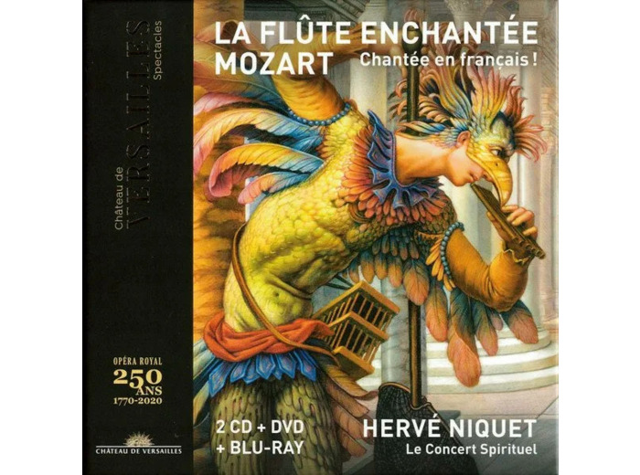 Cd Mozart – Hervé Niquet, Le Concert Spirituel - La Flûte Enchantée (2021)