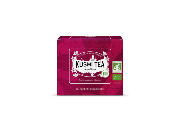 Infusions & Déthéinés AquaRosa Bio - Etui 20 sachets mousseline - 40g