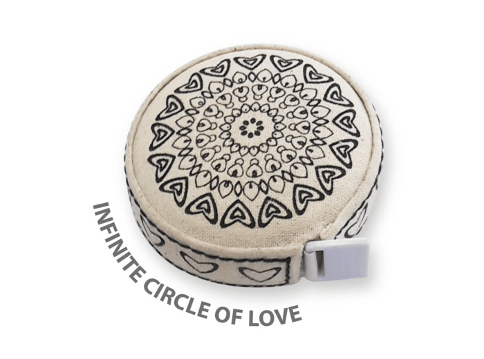 Pony – Mètre Enrouleur Automatique Coeurs (longueur 2 m)