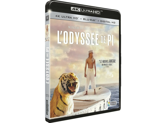 Blu-Ray L'odyssée de pi 4k ultra hd