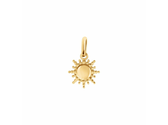Pendentif Gigi Clozeau Soleil en or jaune