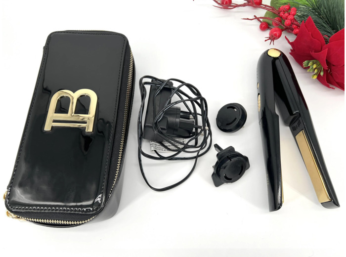 Lisseur sans fil Balmain Paris Hair Couture -pochette et adaptateurs secteur inclus