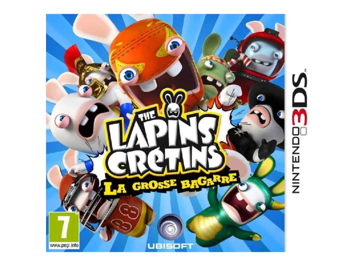 Jeu 3ds les Lapins Cretins la Grosse Bagarre (Rabbids)