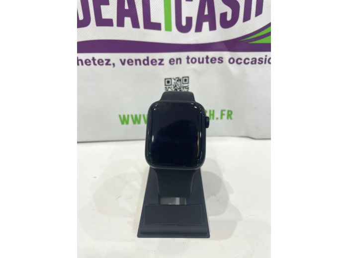 Apple Watch SE (GPS) - 2e génération - 44 mm - A2723 aluminium minuit - montre intelligente avec bracelet sport - fluoroélastomère - minuit - taille du bracelet : M/L - 32 Go - Wi - Fi, Bluetooth - 32.9..