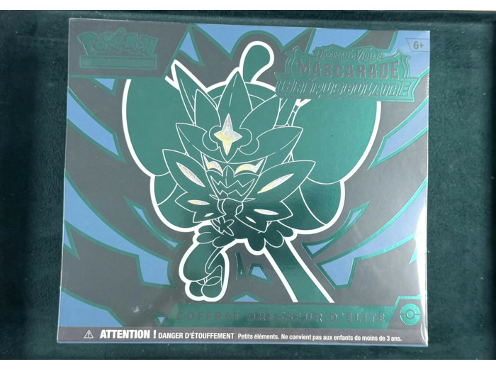 Pokémon Jcc - écarlate Et Violet - Coffret Dresseur D'élite Mascarade