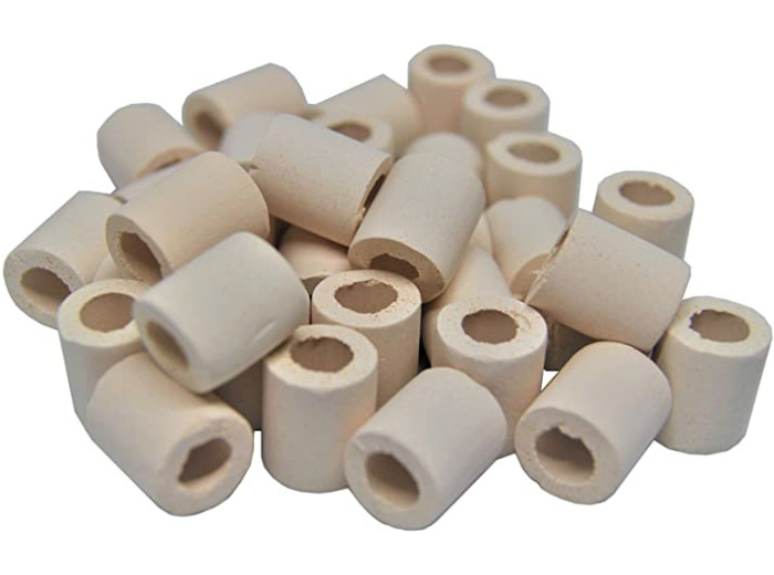 Perles roses en vrac