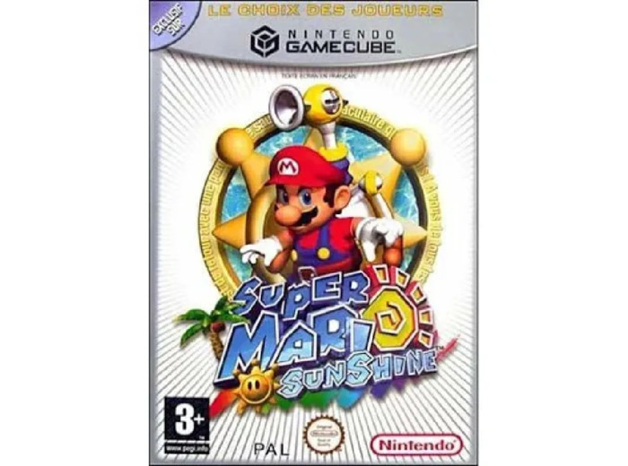 Jeu Game Cube Super Mario Sunshine le Choix des Joueurs Gamecube