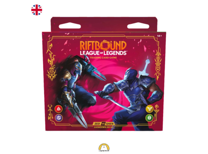 Showdown Deck Riftbound : Vendetta (EN) – Deck Préconstruit League of Legends Zed vs Shen