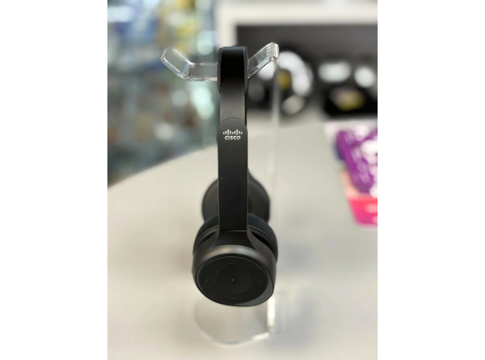 Cisco Headset 730 - Micro-casque - sur-oreille - Bluetooth - sans fil - Suppresseur de bruit actif - noir de charbon