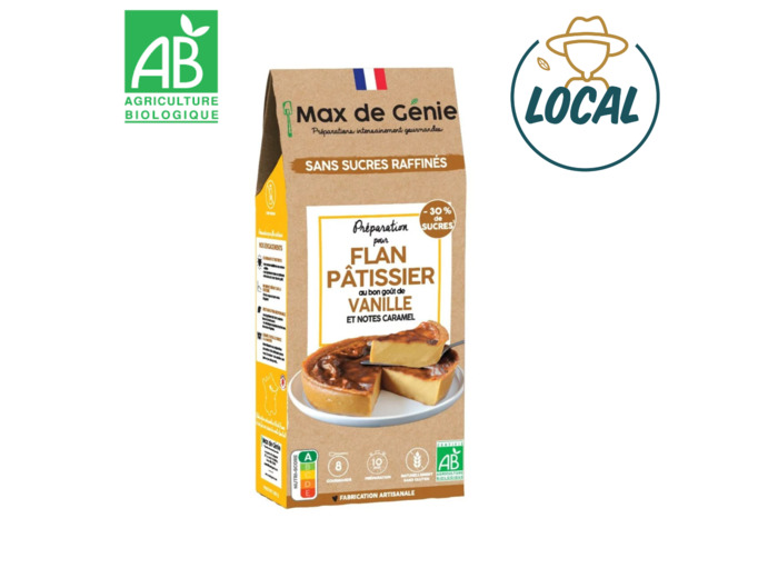 Préparation pour Flan Pâtissier Vanille notes caramel