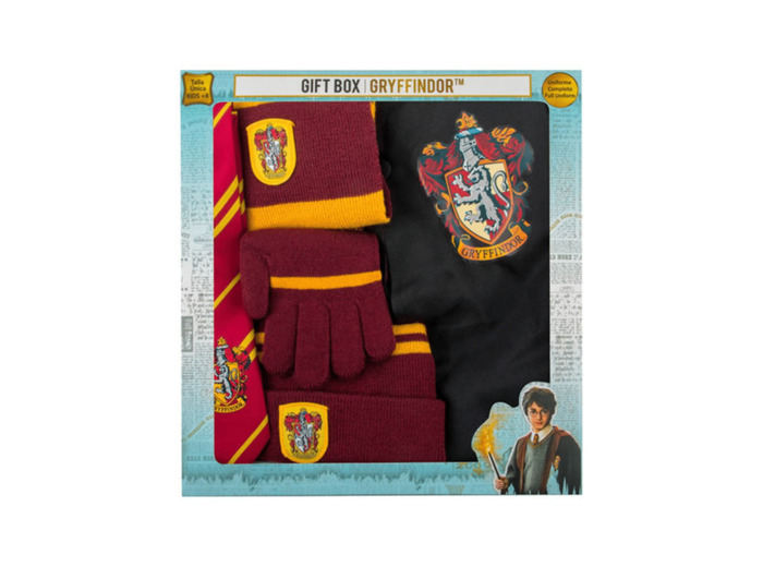 HARRY POTTER GIFTBOX KIDS ( ROBE - ÉCHARPE - BONNET - CRAVATE - GANT  )