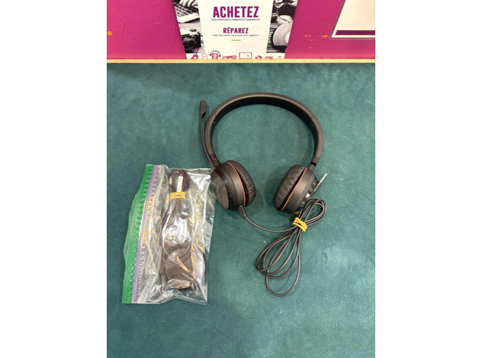 Jabra Evolve 30 II UC stereo - Micro - casque - sur - oreille - filaire - jack 3,5mm