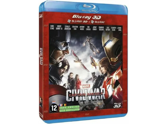Blu-ray Captain America Civil War Combo 3d 2d