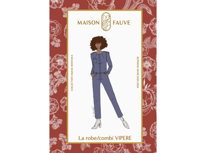Maison Fauve - Patron Couture Combinaison ou Robe "Vipère" du 34 au 52