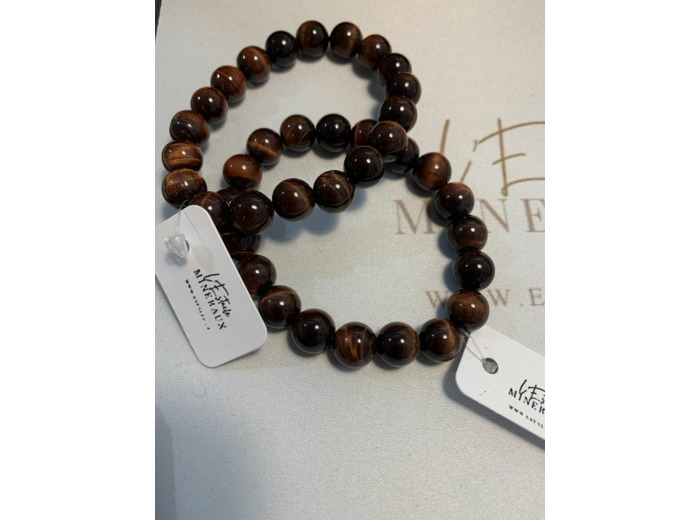 Bracelet oeil de taureau 10mm