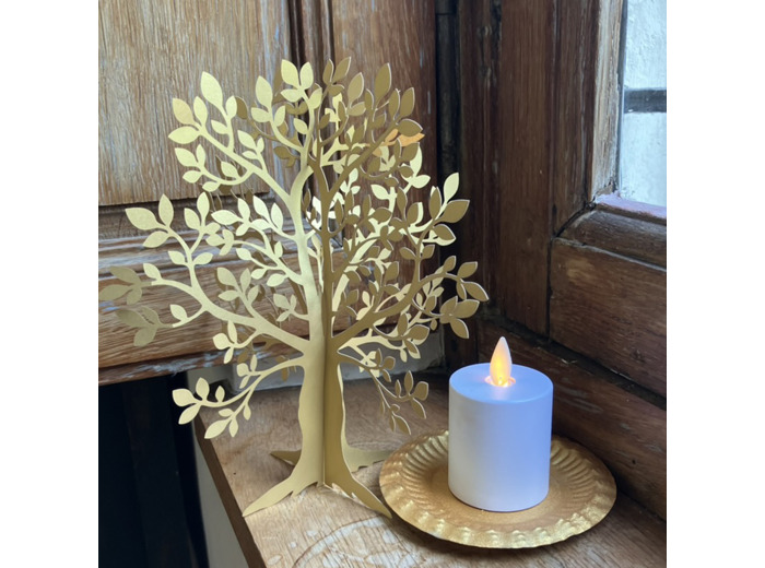 Arbre en papier à poser