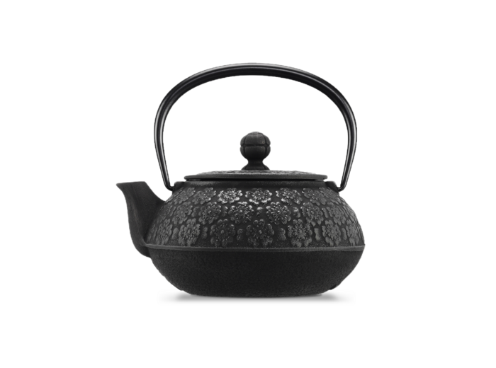 IWACHU Théière fonte 0,55L Sakura noire