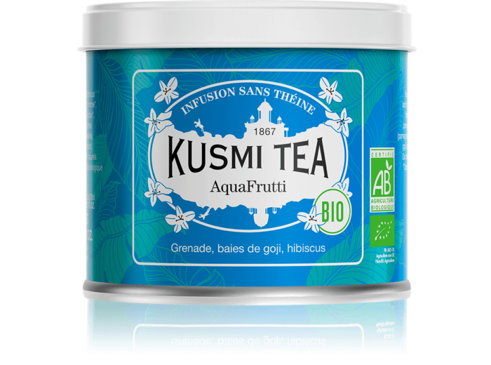 Infusions & Déthéinés AquaFrutti Bio - Boîte métal 100gr