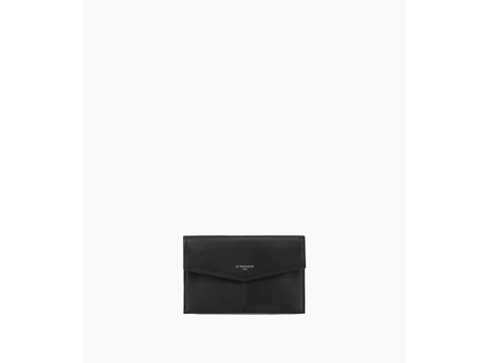 Pochette enveloppe moyen modèle Charlotte en cuir lisse