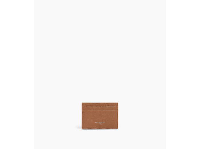 Porte cartes Lucien en cuir grainé