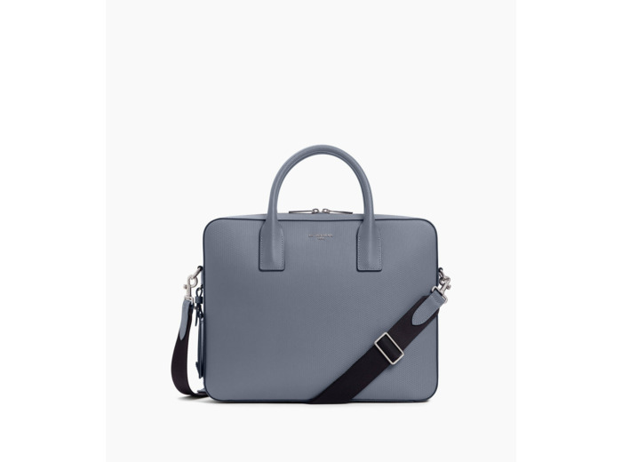 Porte document slim 14" Emile en cuir signature T
