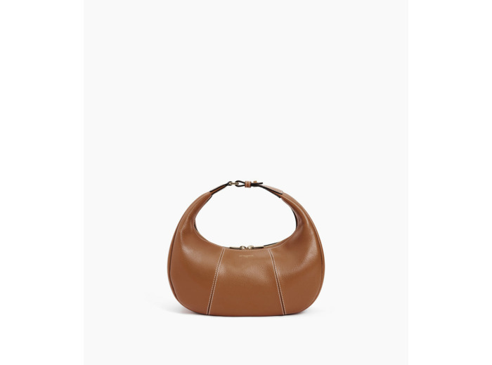 Petit sac hobo Juliette en cuir grainé