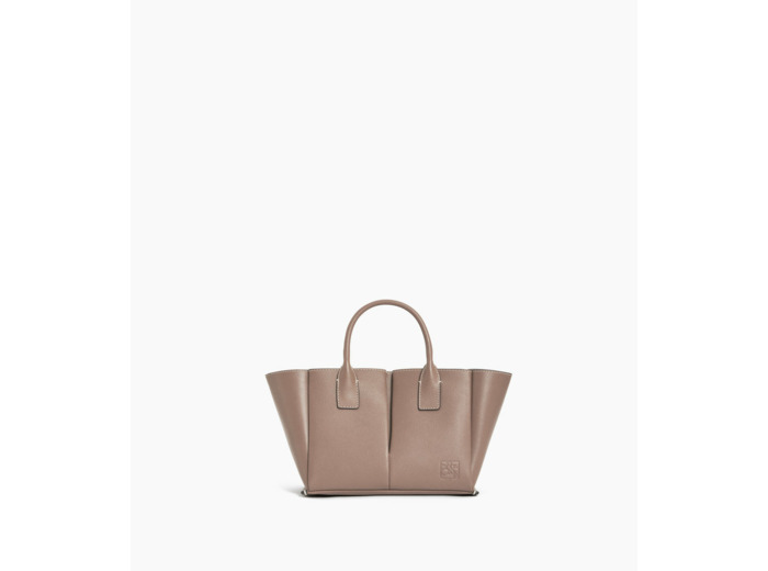 Petit sac à main Elena en cuir grainé